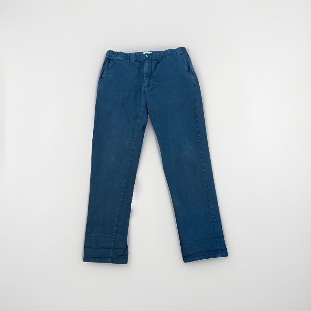 Marine Layer Pants Men’s Large 32x32 Relaxed Utility Chino Casual Black